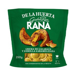 Imagen de RANA Ravioli de pasta fresca al huevo, rellenos de crema de calabaza y cebolla caramelizada 250 g.