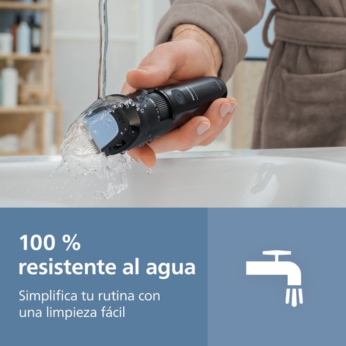 Barbero PHILIPS BT3620/15, uso seco y humedo, con cable/sin cable, autonomía de 70 min