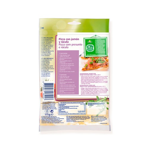 ARLA queso rallado mozzarella 175g. 