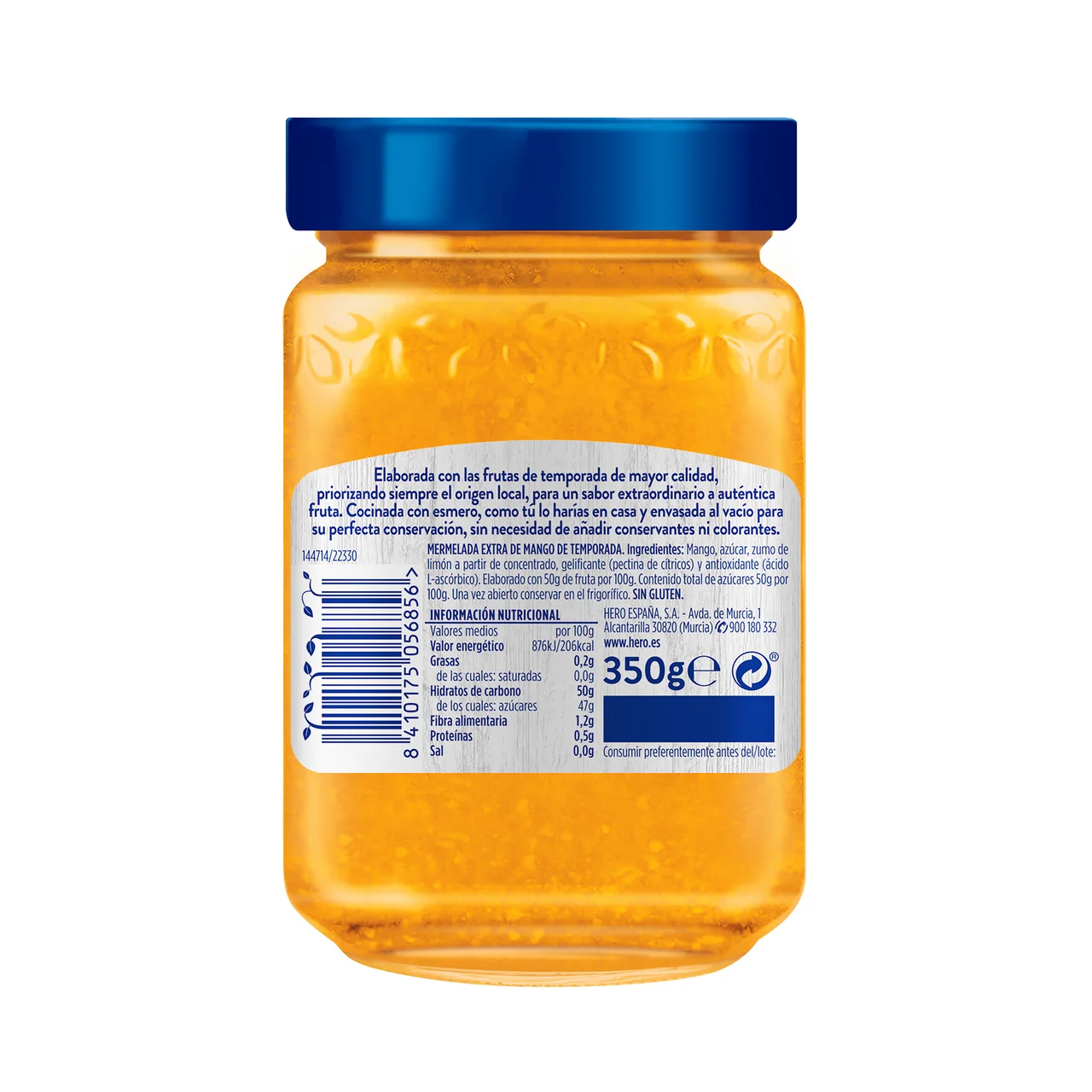 HERO Mermelada de mango HERO 345 g.