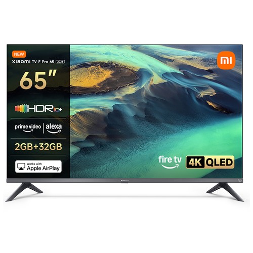 Televisión QLED 65" XIAOMI ELA6760EU, 4K, Fire TV, HDR, 60 Hz, 3HDMI, USB.