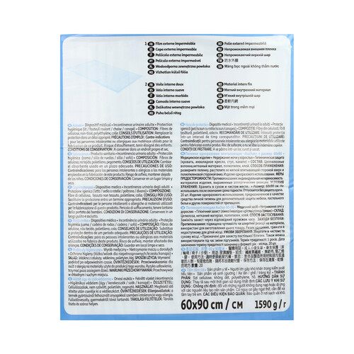 PRODUCTO ALCAMPO Protectores de cama (empapadores) de 60 x 90 cm PRODUCTO ALCAMPO 20 uds.