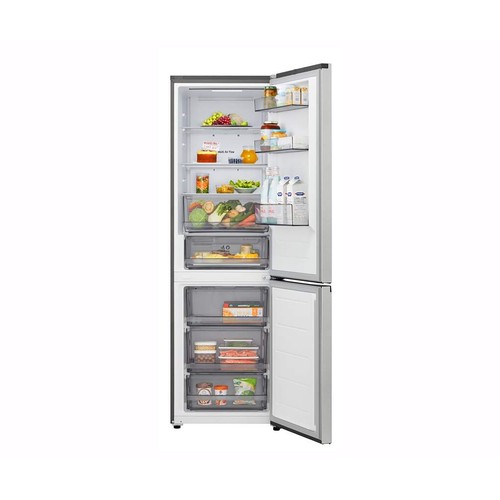 Frigorífico combi 186cm LG GBBSJ10EPY Inox antihuellas NO FROST, clasificación energética: E, H: 186cm, A: 59,7cm, F: 67,5cm, capacidad total: 333L..