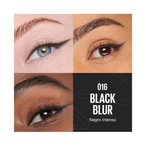 MAYBELLINE Sculpting stix tono 014 Black blur Delinieador (eyeliner) de doble punta y duración hasta 24 horas.