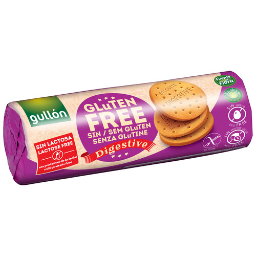 GULLÓN Galletas digestivas, sin gluten, GULLÓN 150 g.