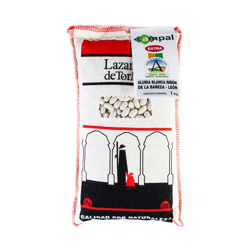 LAZARILLO DE TORMES Alubia blanca riñón, saco 1 kg.