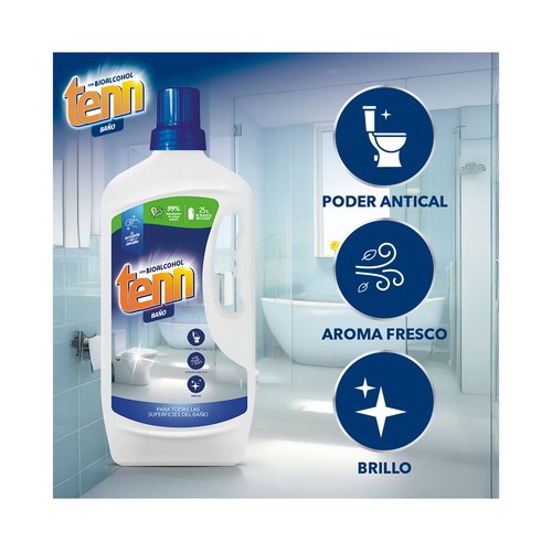 TENN Limpiador general de baño con bioalcohol 1300 ml.