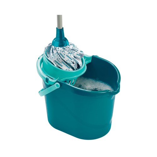 LEIFHEIT Set de fregona y cubo con escurridor 12L