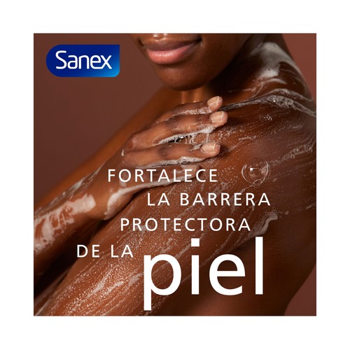 SANEX Cuidado experto protector Recambio de gel de ducha o baño probiótico, para todo tipo de pieles 950 ml.