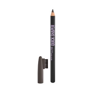 MAYBELLINE Quick shaper tono 06 Deep brown Lápiz moldeador de cejas con acabado natural.