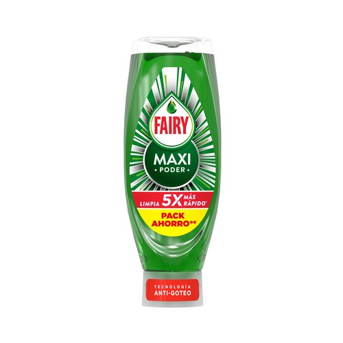 FAIRY Maxi poder lavavajillas lavado a mano original 730ml