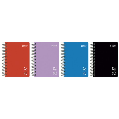 Agenda Enriteens 26-27 12x18, Tapa Blanda Día Página modelos surtidos. ENRI