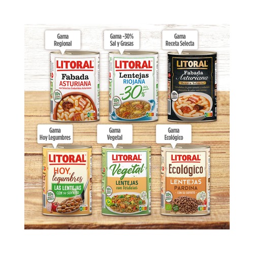LITORAL Cocido Madrileño lata de 440 g.