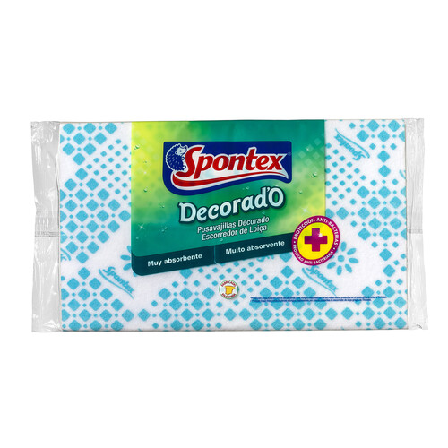 SPONTEX Bayeta absorbente posavajillas con decorado SPONTEX 1 ud.