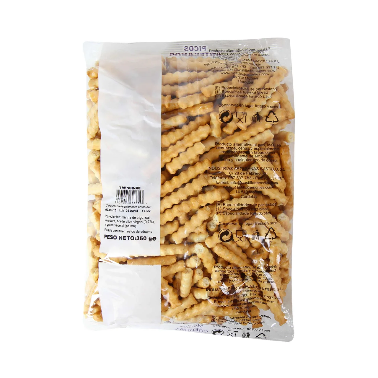 Picos artesanos trencinas 350 g.