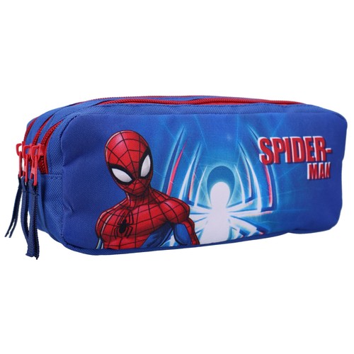 Estuche portatodo 3 compartimentos. SPIDERMAN