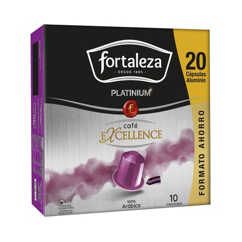 FORTALEZA PLATINIUM Café en cápsulas I10, 20 uds.