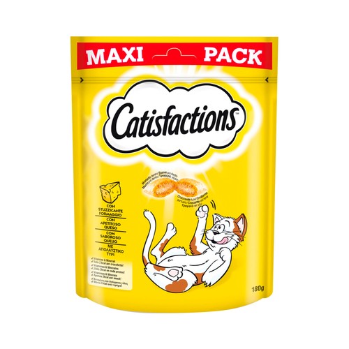 CATISFACTIONS Snacks de queso CATISFACTIONS 180 g.