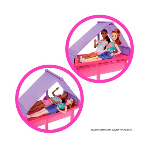 BARBIE Dream Camper Caravana para Muñecas de Juguete +3 Años