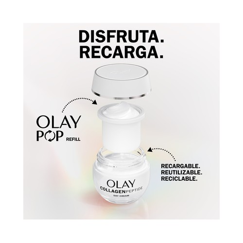OLAY Collagen peptide Crema de día reparadora e hidratante con FPS 30 50 ml.