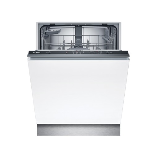 Lavavajillas integrable BALAY 3VF304NP, color blanco, capacidad: 12 servicios, clasificación energética: E, H: 81,5cm, A: 59,8cm, F: 55cm.