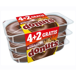 Imagen de DONUTS Rosquillas de chocolate 4+2 gratis 330 gr.