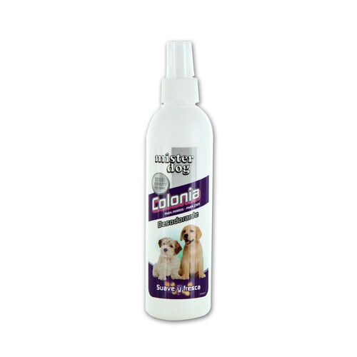 MISTER DOG Colonia de spray fresca y suave para perros MISTER DOG 250 ml.