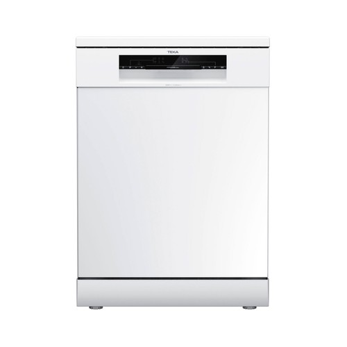 Lavavajillas TEKA DFS 26650 WH, color blanco  capacidad: 13 servicios, clasificación energética: E, H: 84,5cm, A: 59,8cm, F: 60cm.