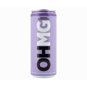 Imagen de OHMG Agua con gas magnesio grosella y vitamina c 250 ml.