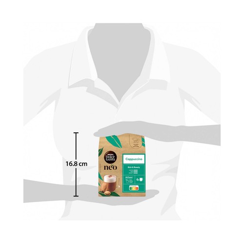 DOLCE GUSTO NEO Café cápsulas Cappuccino 12 uds. 122 g.