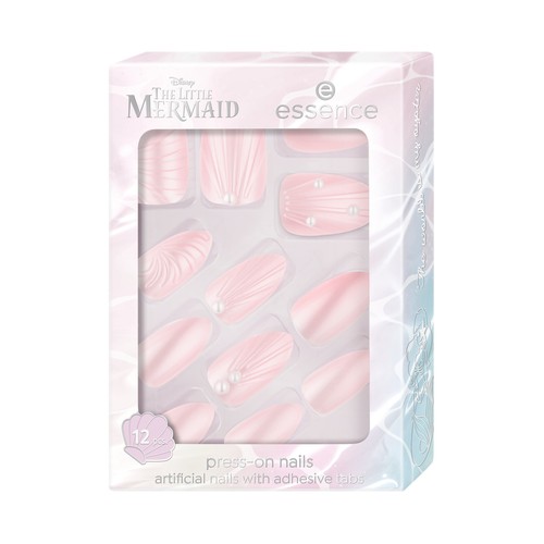 ESSENCE The little mermaid Estuche de uñas postizas adhesivas 12 uds.