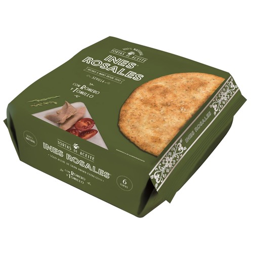 INÉS ROSALES Tortas de aceite romero y tomillo 180 g.