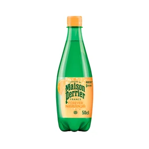 MAISON PERRIER Forever naranja, Agua con gas sabor naranja 50 cl.