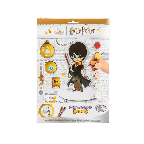 Set de figura 3D, pinta por números, HARRY POTTER.