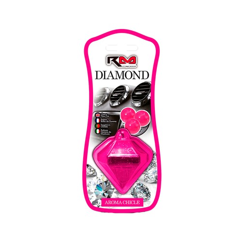 Ambientador de coche, aroma chicle, DIAMOND.