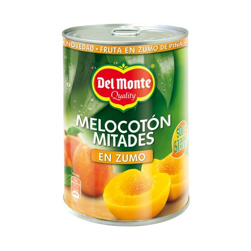 DEL MONTE Melocotón en mitades en zumo de piña lata 235 g.