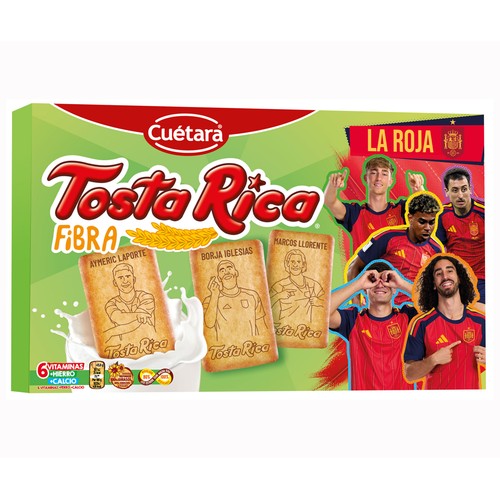 TOSTA RICA Galletas de fibra 760 g.