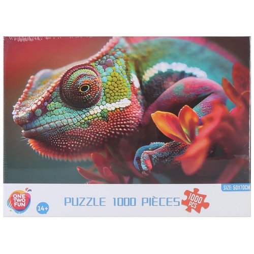 Puzzle Naturaleza y Animales 1000 Piezas +14 años, ONE TWO FUN ALCAMPO.