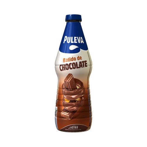 Batido con sabor a chocolate, elaborado con un 90% de leche PULEVA 1 l.