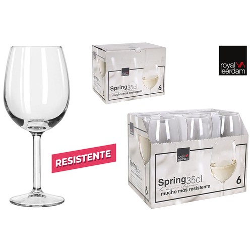 Copa de vidrio para vino, 0,35 litros, ROYAL LEERDAM.