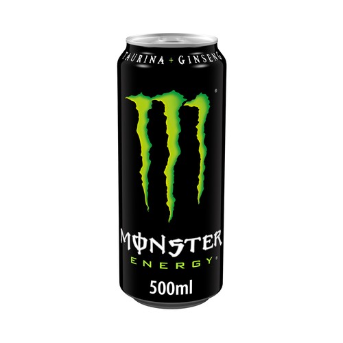 Bebida energética (taurina + ginseng) MONSTER lata de 50 cl.