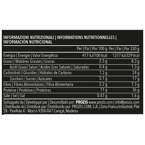 PROZIS Diet Pollo con miel, mostaza y brócoli 330 g.