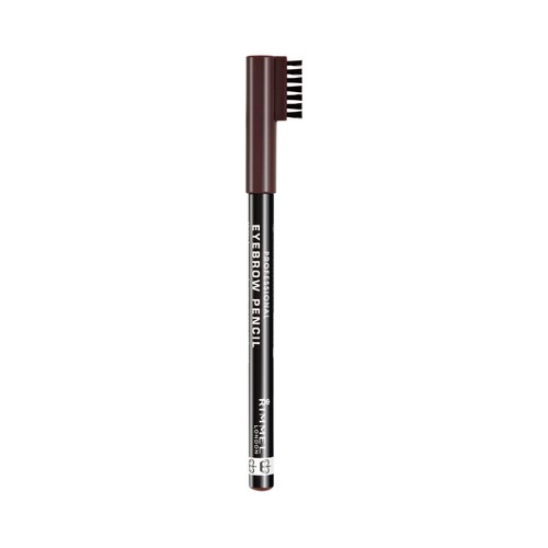 RIMMEL Professional tono 001 Dark brown  Lápiz de cejas para definir y potenciar la forma.