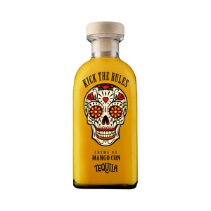 KICK THE RULES Crema de mango con tequila KICK THE RULES botella 70 cl.