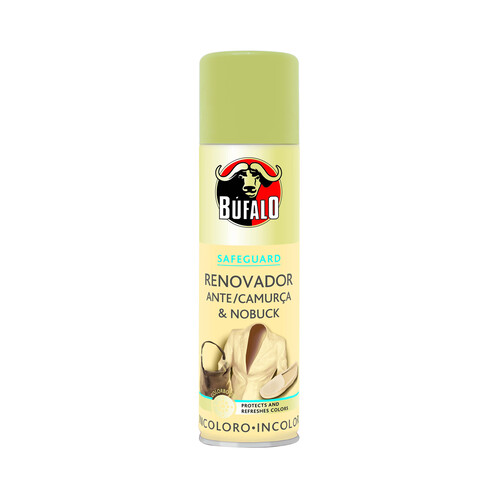 Reparador y conservador especial ante y nubuck neutro BUFALO 250 ml.
