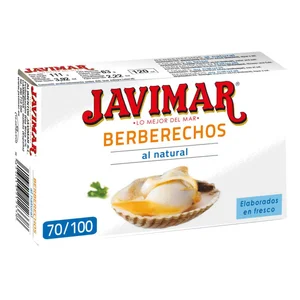 JAVIMAR Berberechos al natural 70/100 63 gr