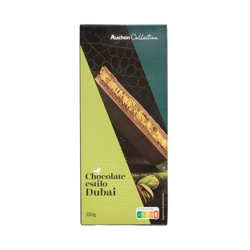 PRODUCTO ALCAMPO Collection Chocolate estilo Dubai 150gr.
