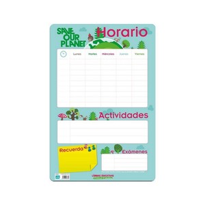 Imagen de Lamina educativa horario escolar, GRUPO ERIK.