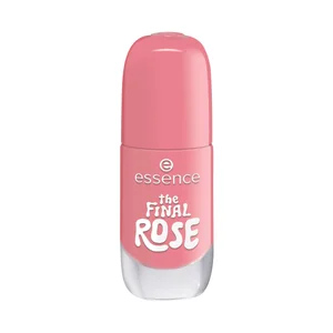 ESSENCE tono 08 The final rose rosa empolvado Esmalte de uñas en gel de larga duración.