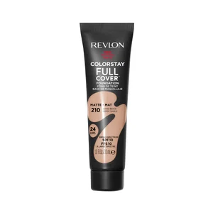 REVLON Colorstay full cover Tono 210 Sand beige Base de maquillaje de textura ligera, cobertura 100% mate 30 ml.